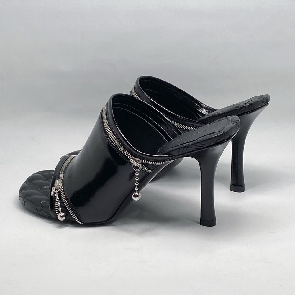 Burberry Peep High Heel Slide Sandals size 39 - Picture 6 of 12